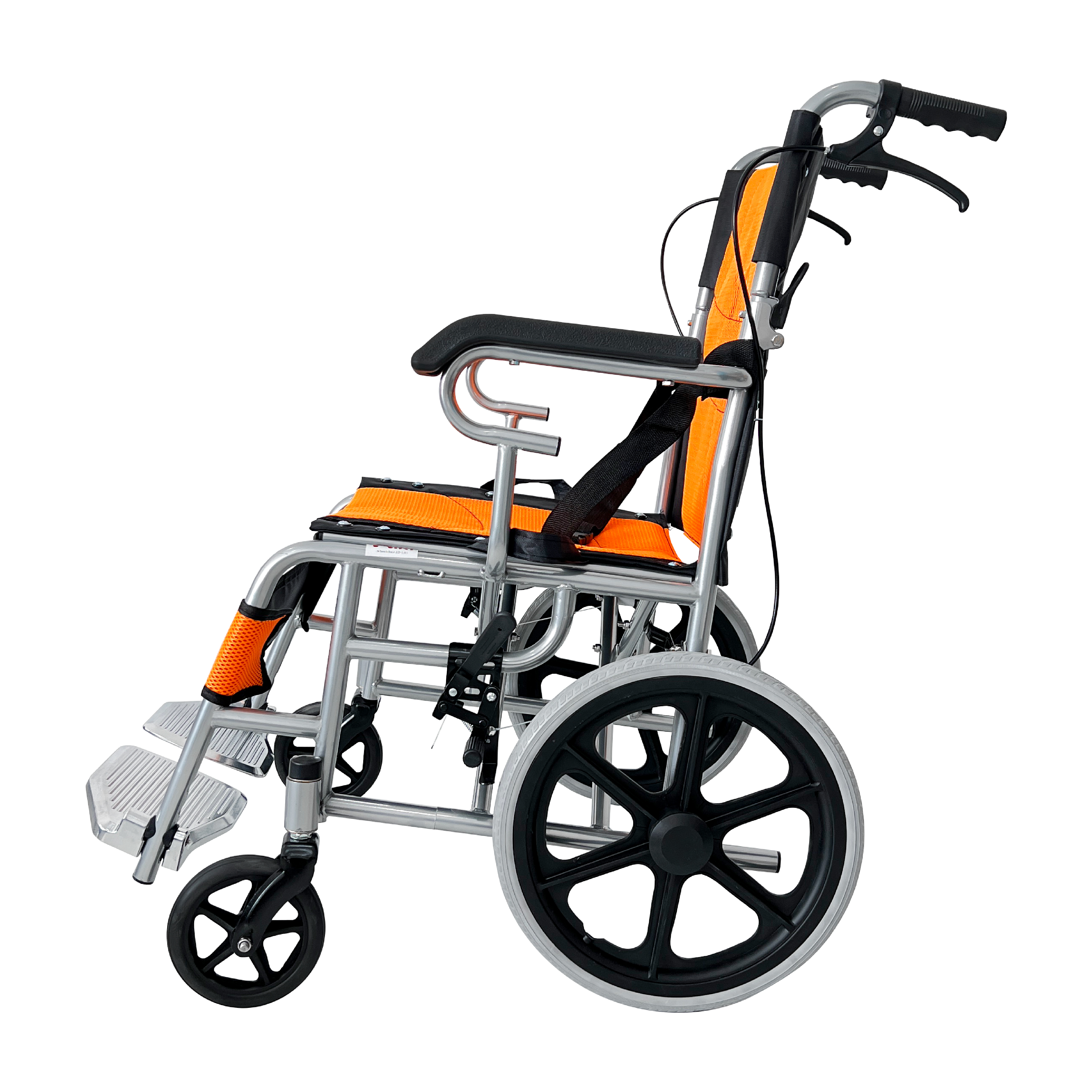 รถเข็นวีลแชร์ MIKI THAILAND WHEELCHAIR01 สีส้ม_1